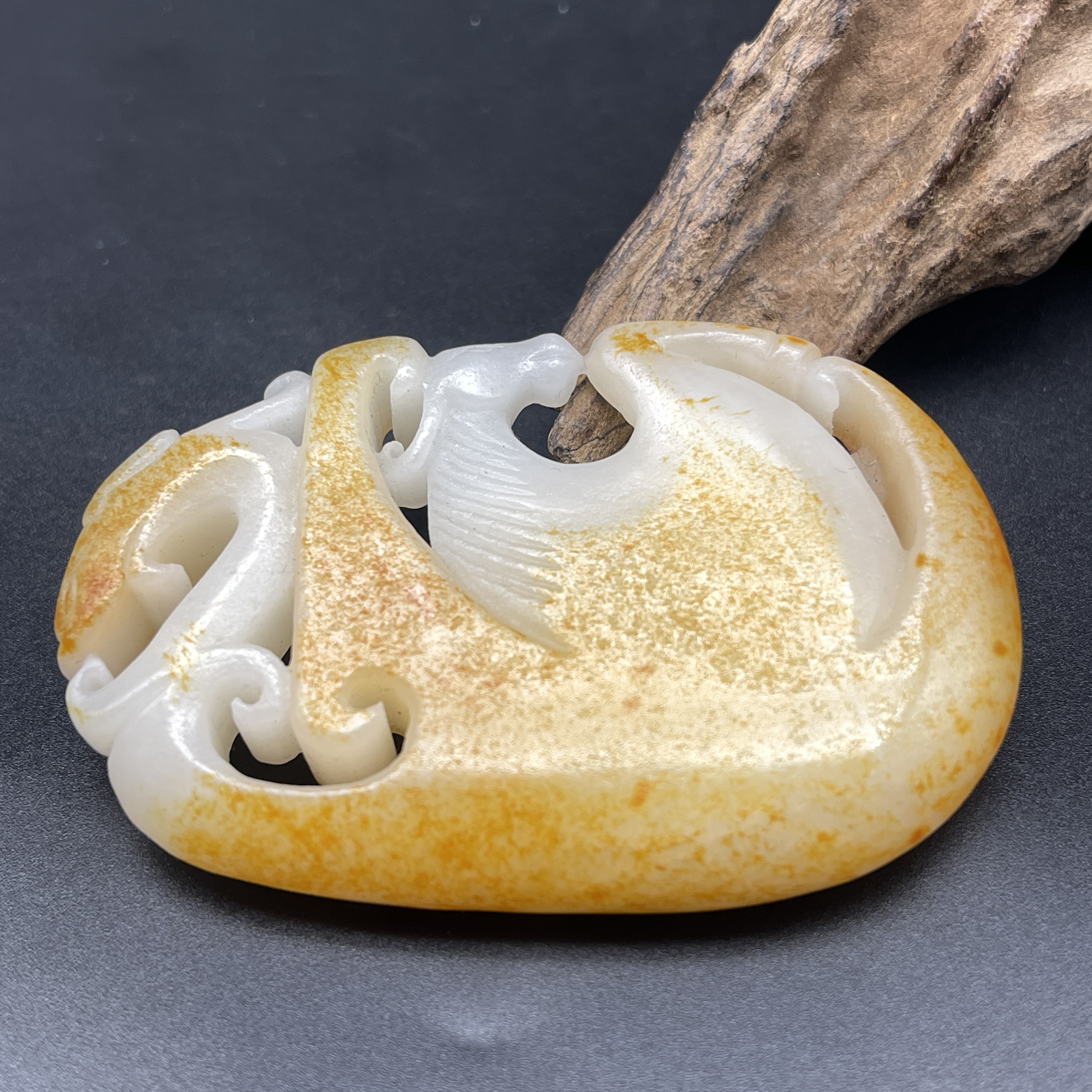 《清代》和田玉龙马精神  山东文物商店泰运 ZZXCEH602750