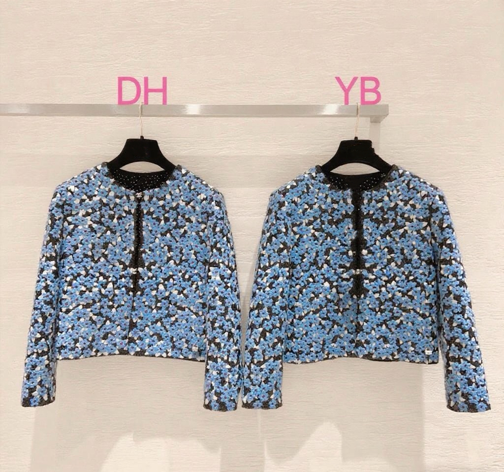 lbubu6月狂欢季香家新款一路繁花重磅刺绣圆领短款外套