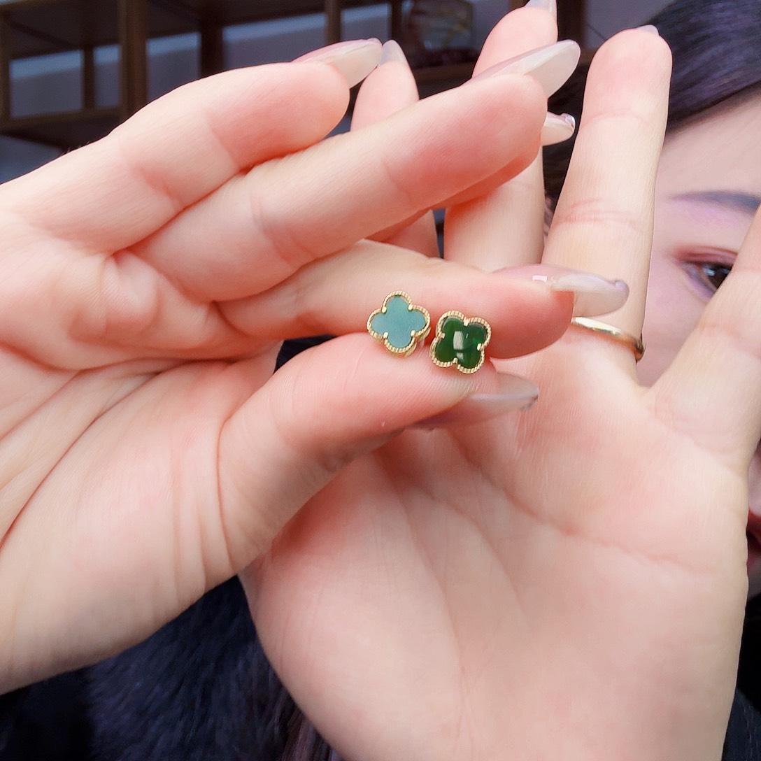 未镶嵌和田玉（碧玉）耳饰耳钉19.9