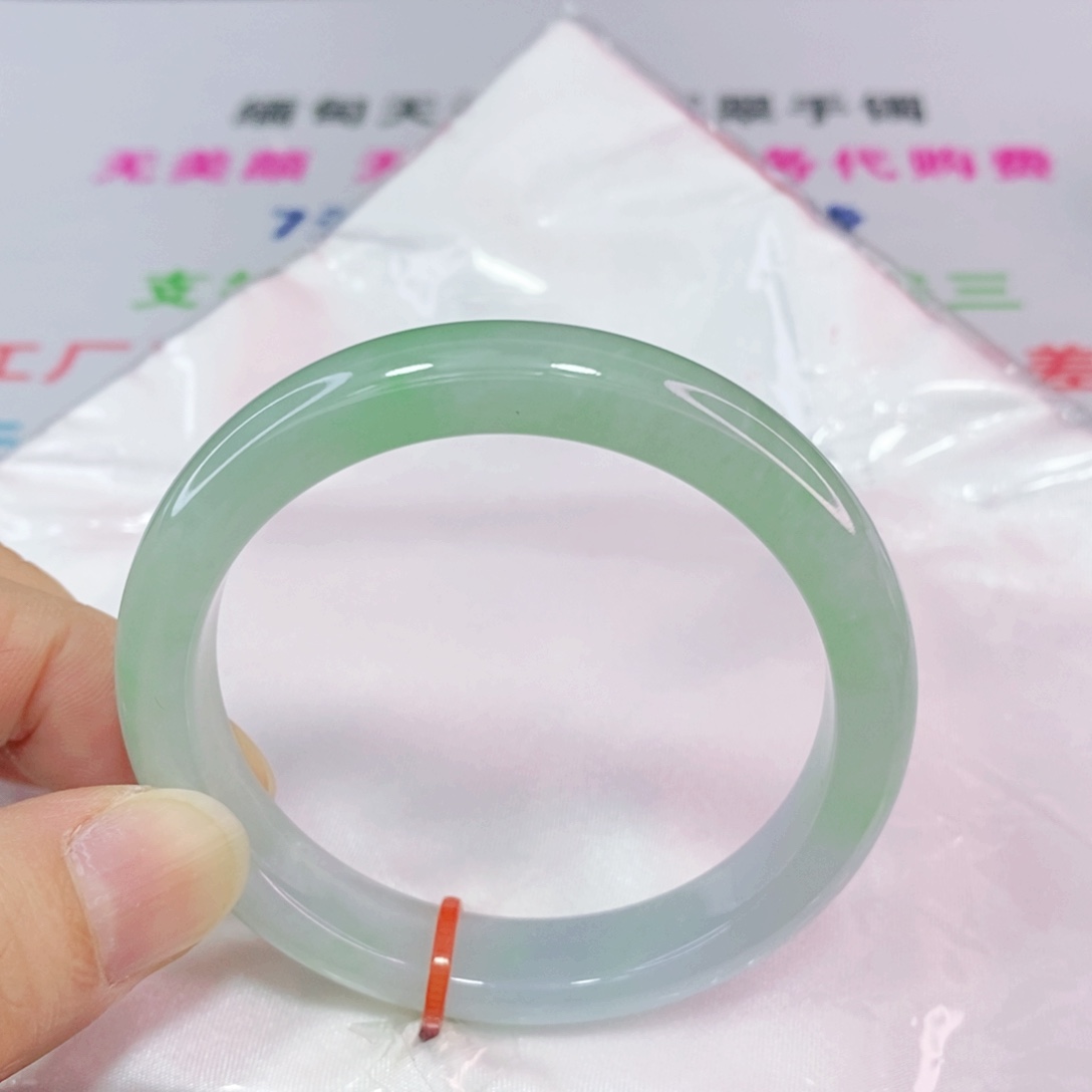 未镶嵌手镯翡翠51.8圈口正圈