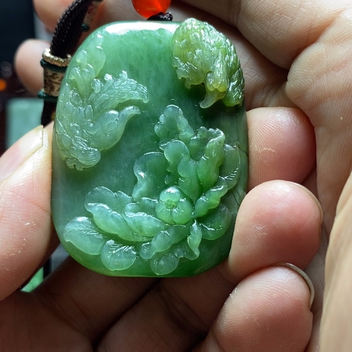 和田玉（碧玉）挂件未镶嵌