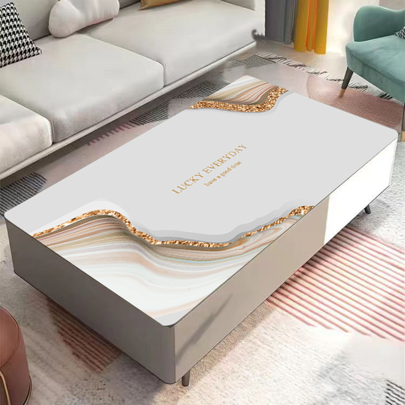 简约防水防油硅胶皮革桌垫 餐桌垫茶几电视柜玄关茶桌桌垫