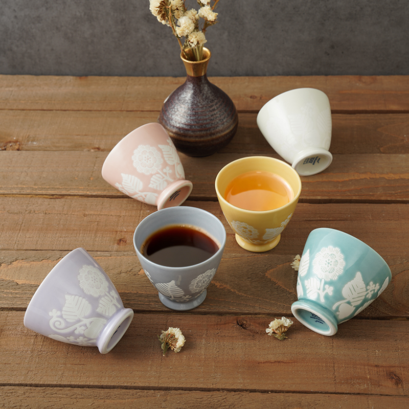 波佐见烧香草系列手工复古简约陶瓷手绘釉下彩创意家用