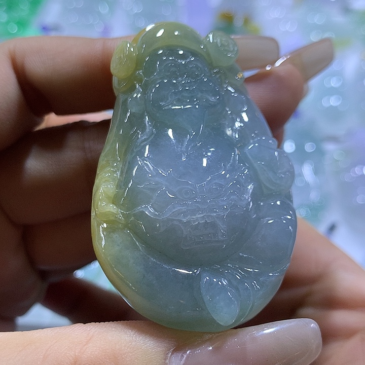 翡翠未镶嵌颈饰天然翡翠A货吊坠