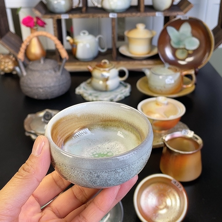 燃薪柴烧茶器主人杯