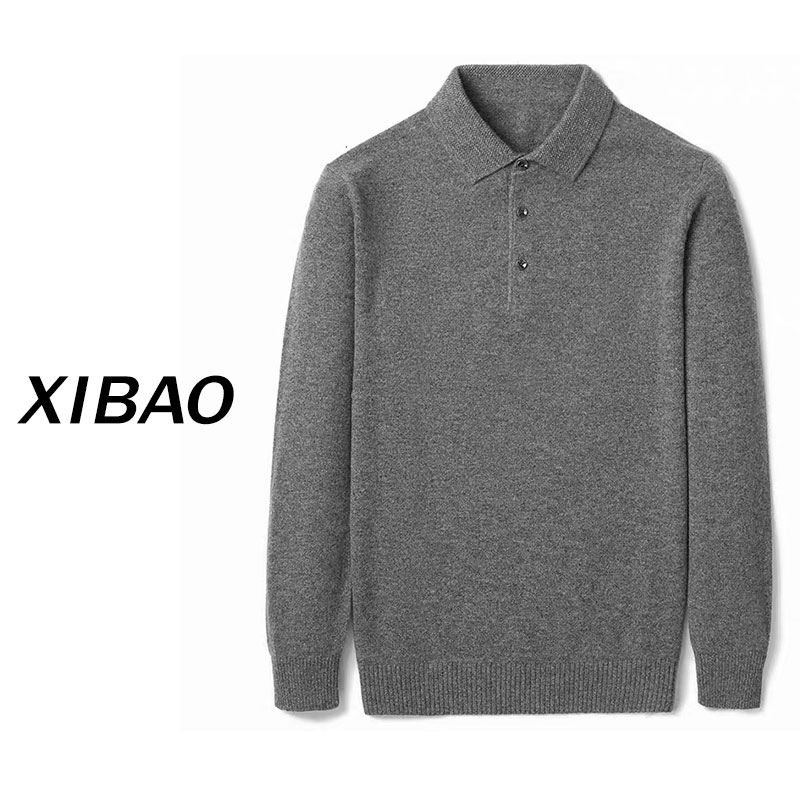 【Polo领男款】康A100纯山羊绒休闲商务XWY017