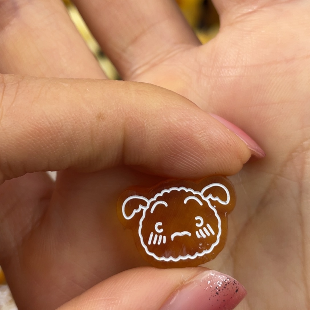 琥珀裸石未镶嵌蜜蜡