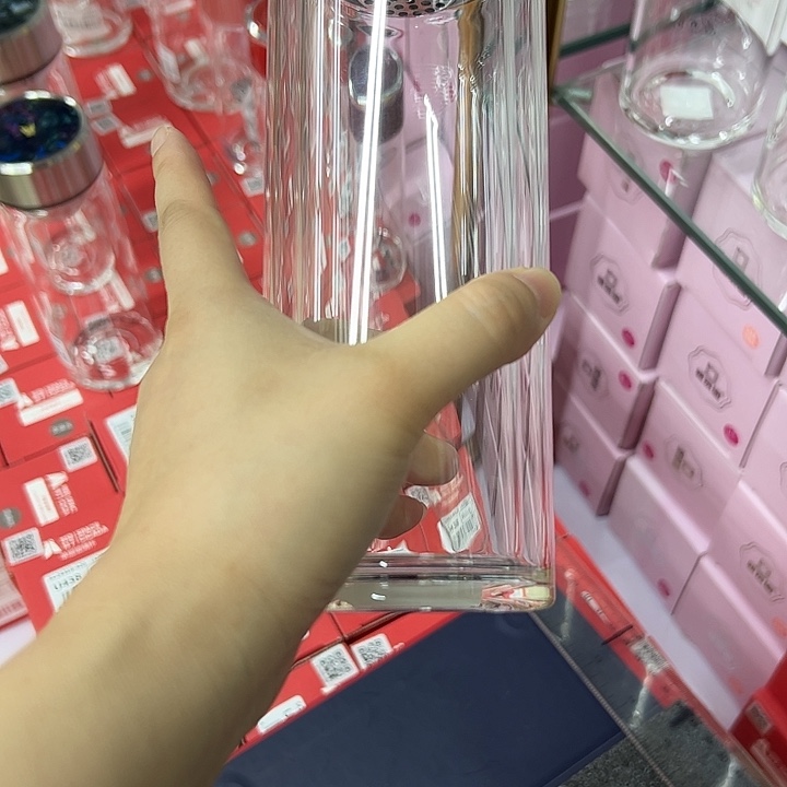 手工艺品琉璃深海蓝双层玻璃杯3601029