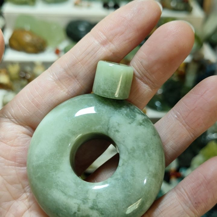 岫玉平安扣未镶嵌