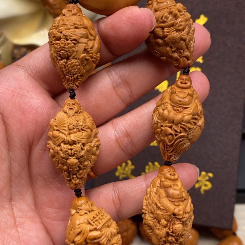 【闪购商品】橄榄核吊坠橄榄手工雕刻工艺