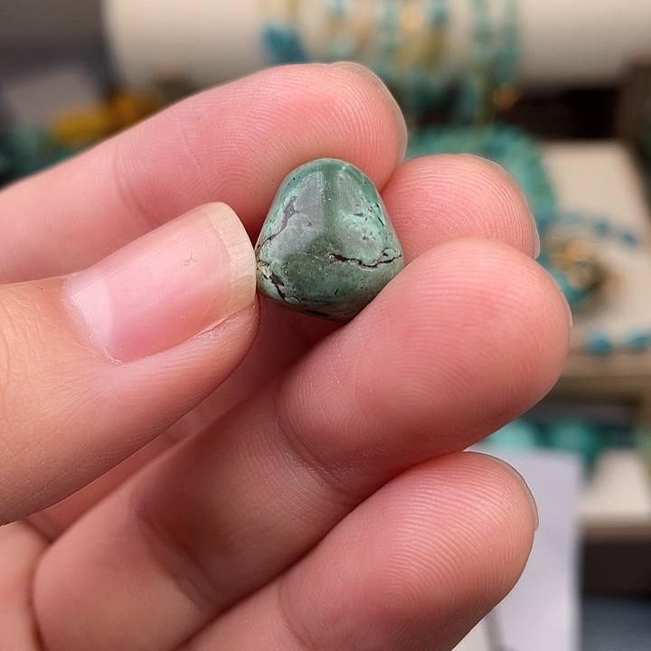 绿松石未镶嵌吊坠