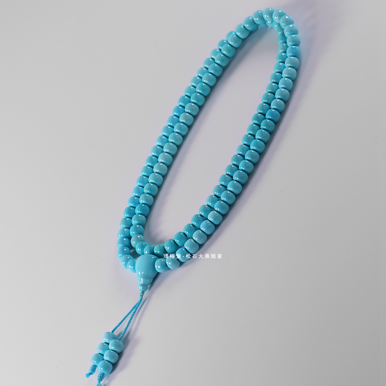 【松石大表姐】湖北真原矿小众珠宝绿松云巅奢藏鼎及老型长链7.7mm