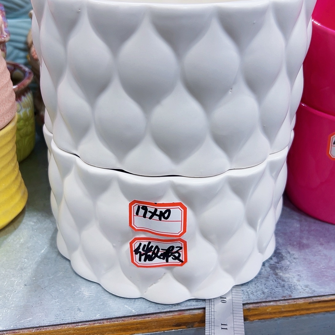 外贸尾货陶瓷花盆凑单10米包邮