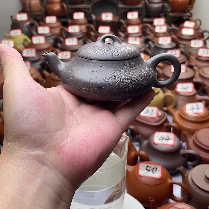 茶壶紫砂微瑕半手工