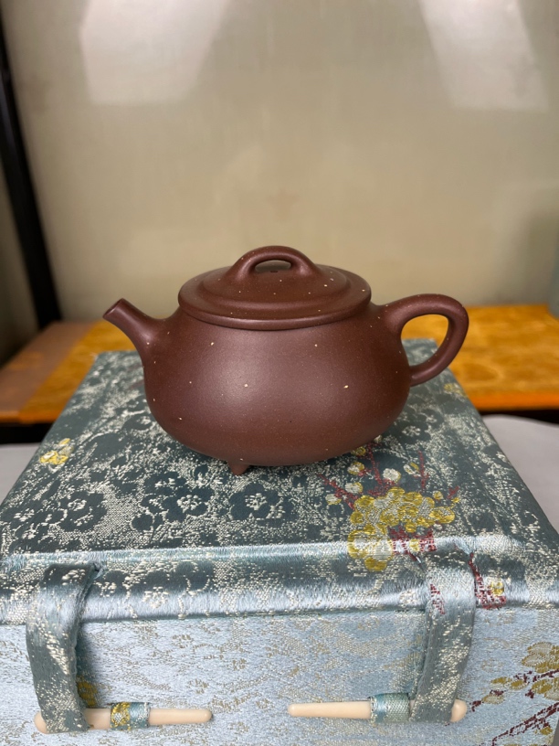 宜兴紫砂壶半手工艺意瓢壶