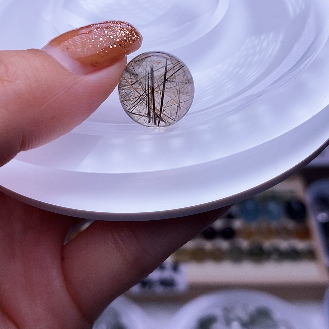 水晶天然水晶定制打孔不退不换未镶嵌