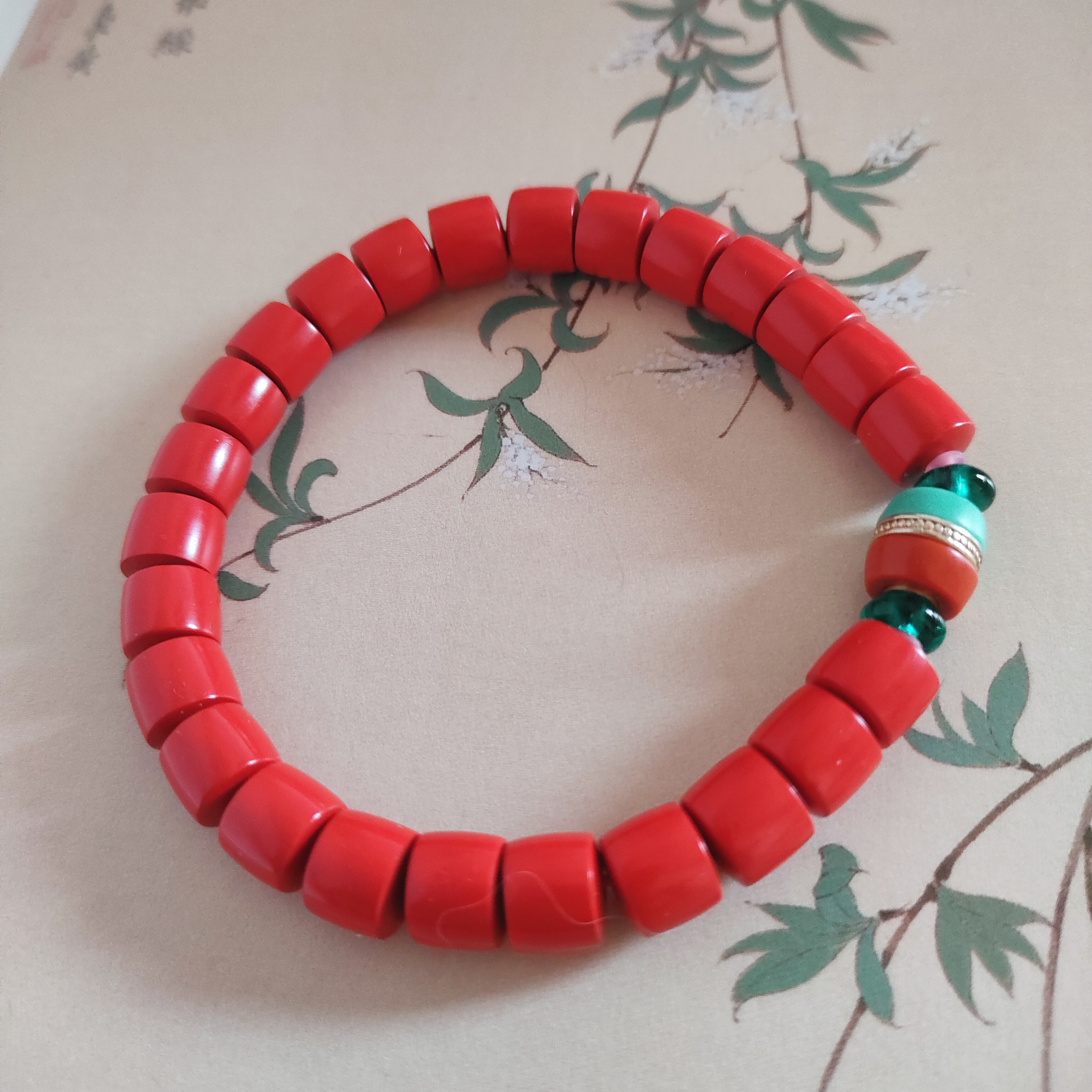 含辰砂工艺品高含量朱砂路路通手链