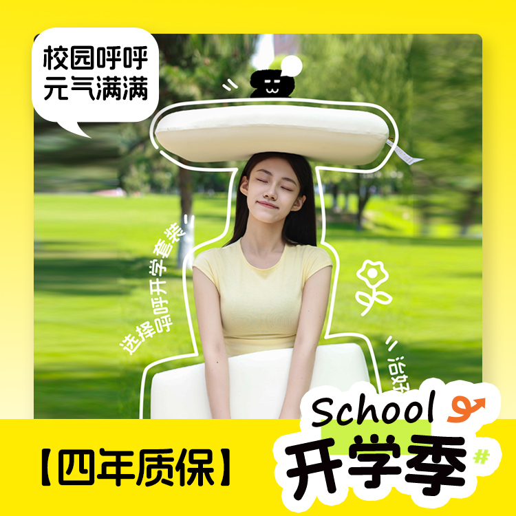  校园呼呼深睡云感枕护颈椎助眠记忆棉枕芯