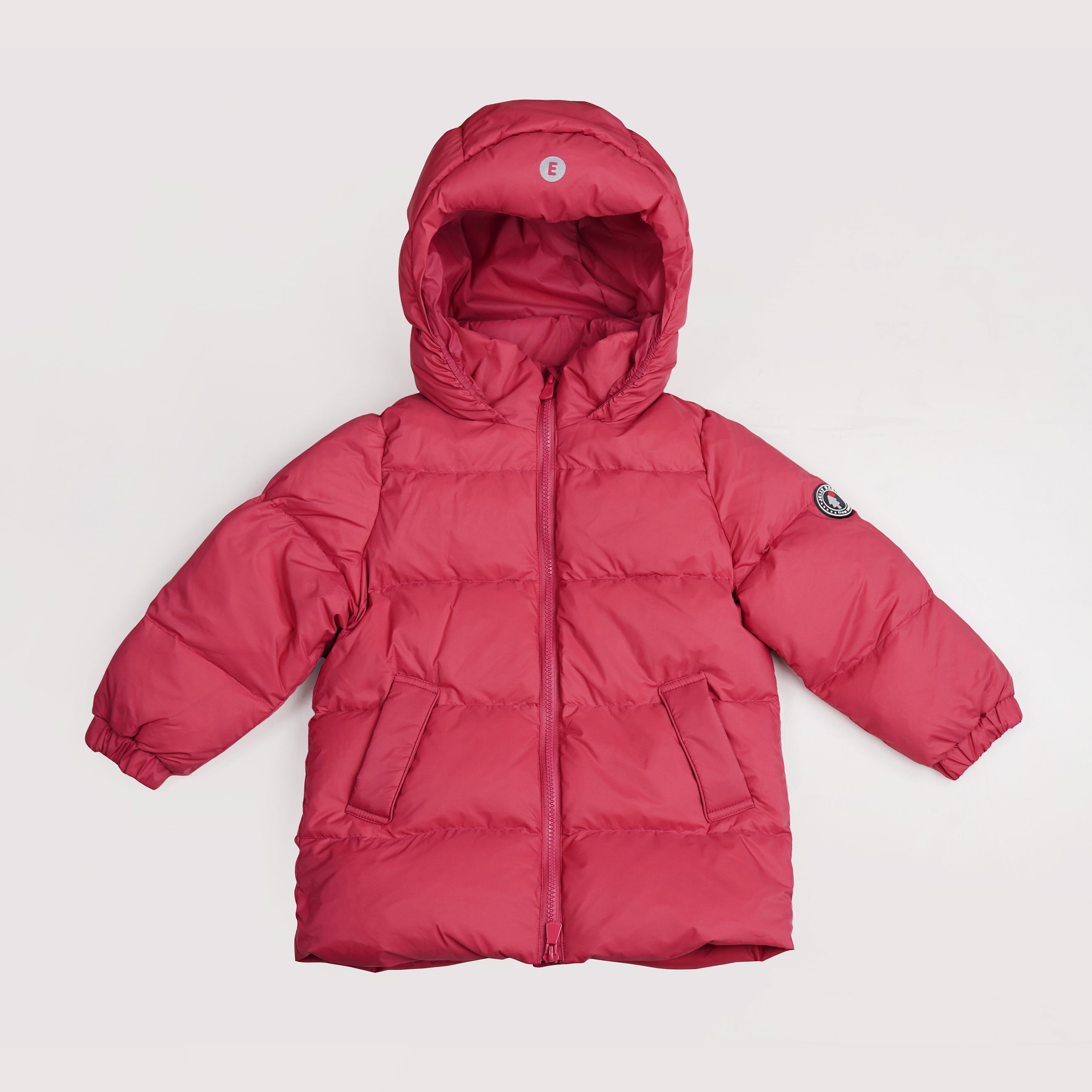 男女童加厚三防石墨烯中长款保暖羽绒服