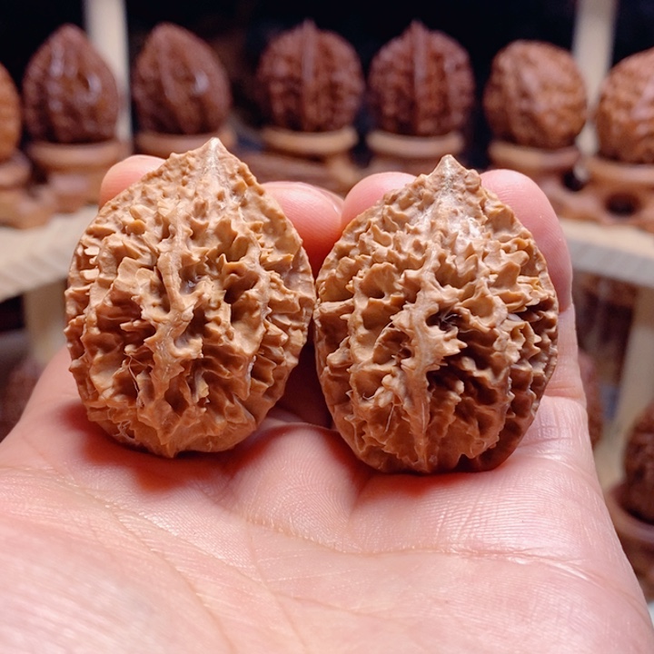 把件文玩核桃呲花