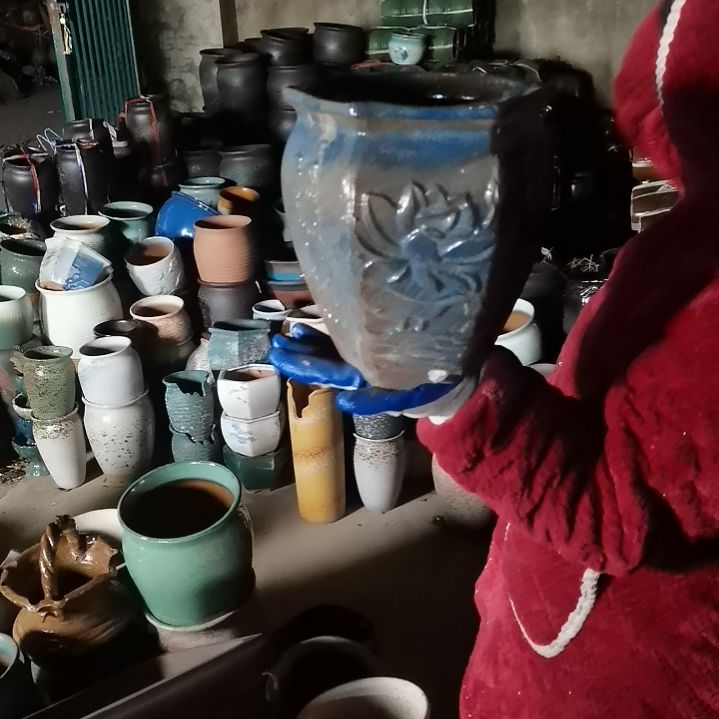 红陶口18高24瑕疵