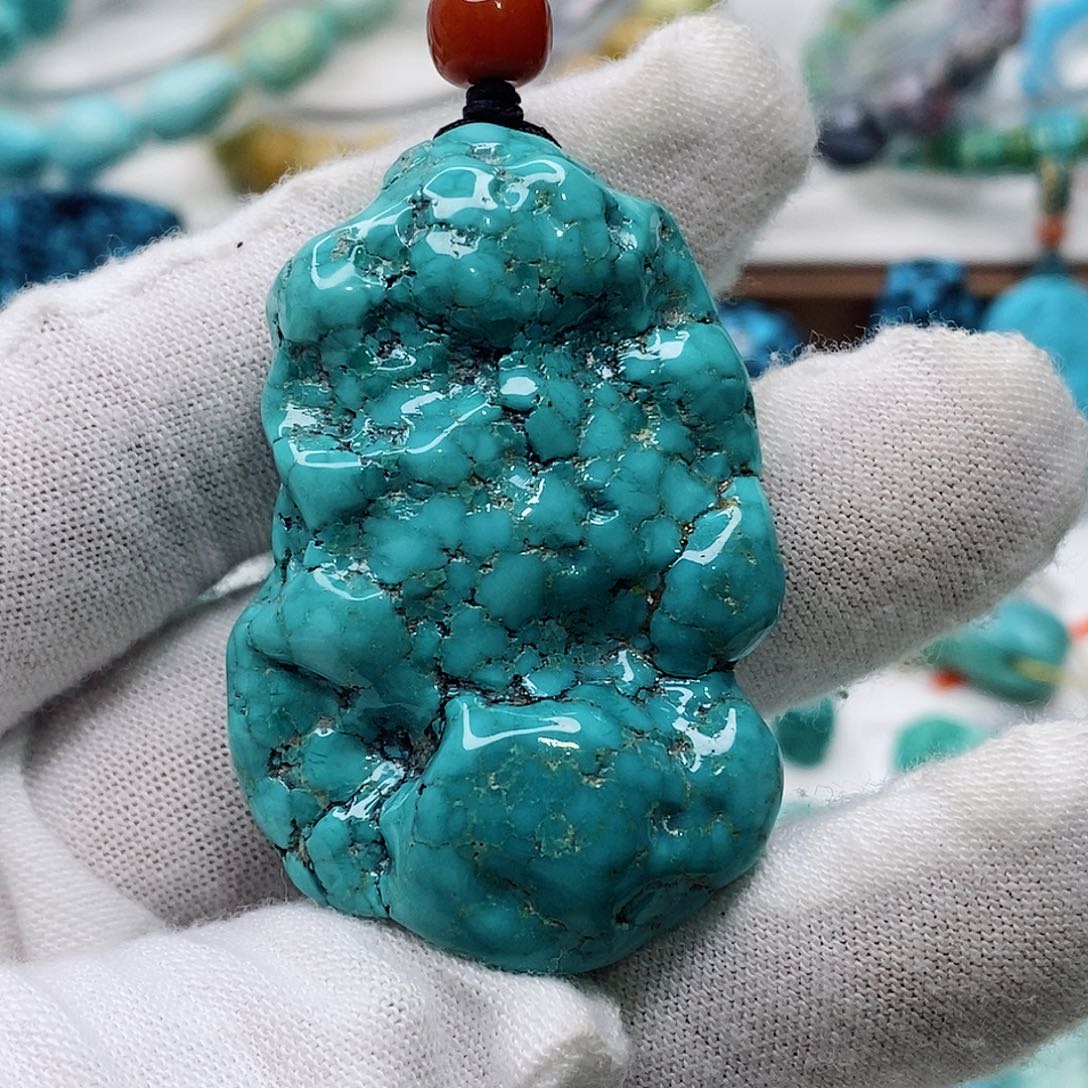 绿松石珠宝奇石未镶嵌