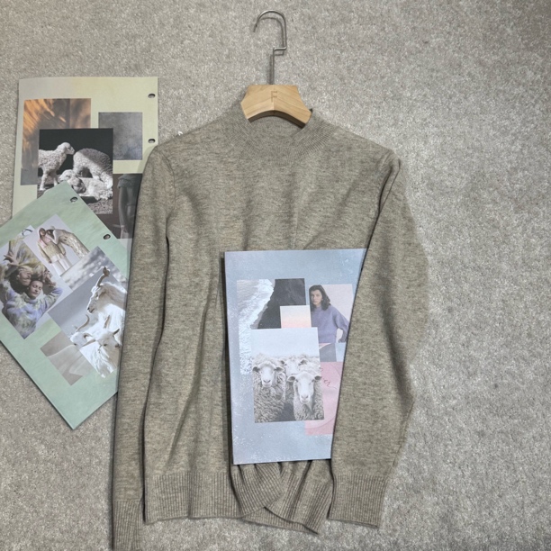 100%羊毛衫假一赔十，女半高柔软保暖透气亲肤时尚，冬款