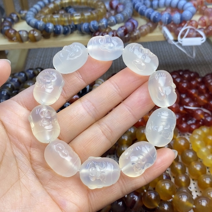玛瑙/玉髓未镶嵌手链