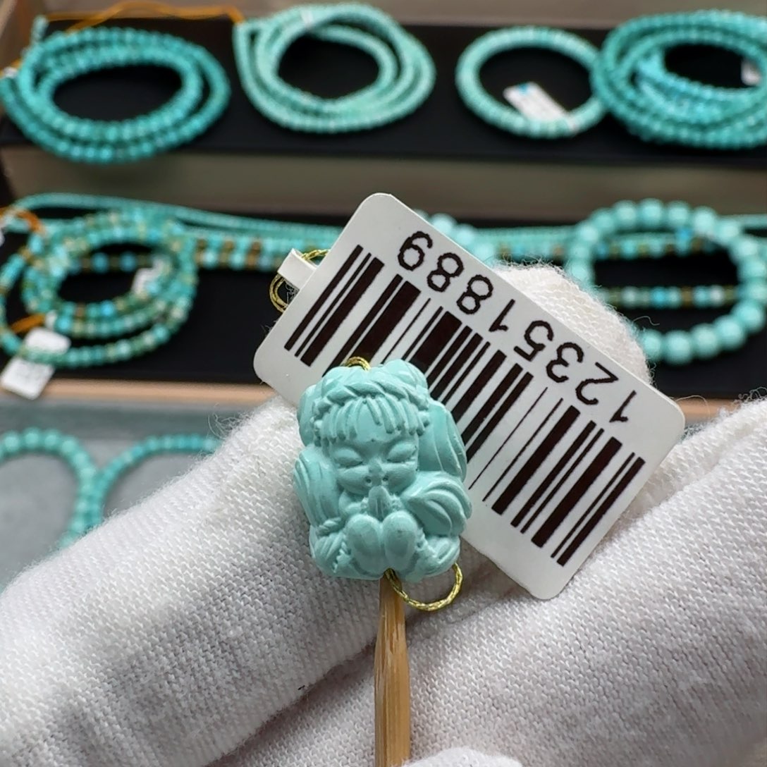 绿松石挂件未镶嵌