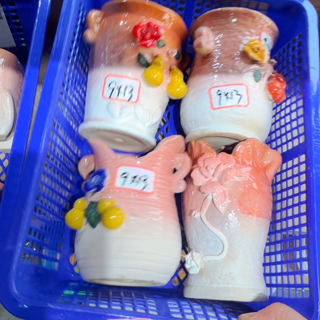 紫砂花盆粗陶盆醋