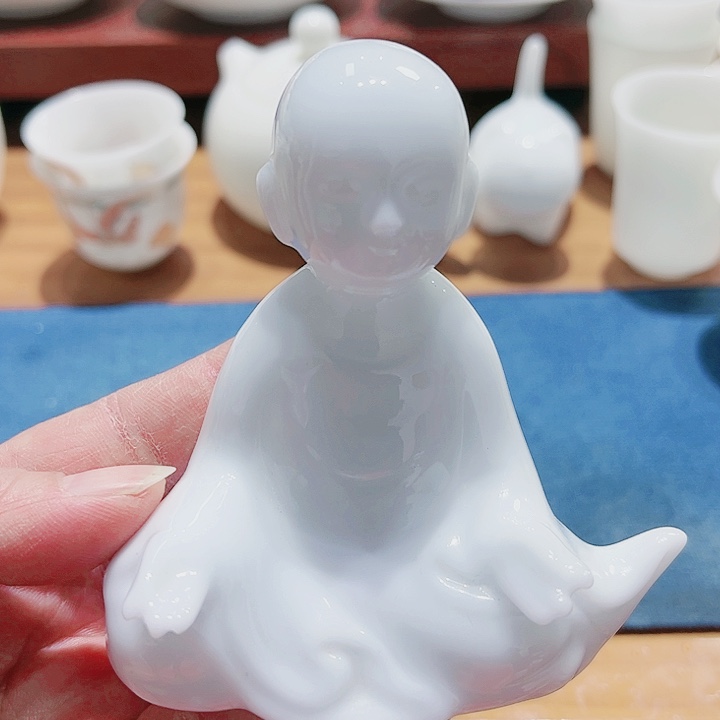 杯高冰上釉微瑕摆件