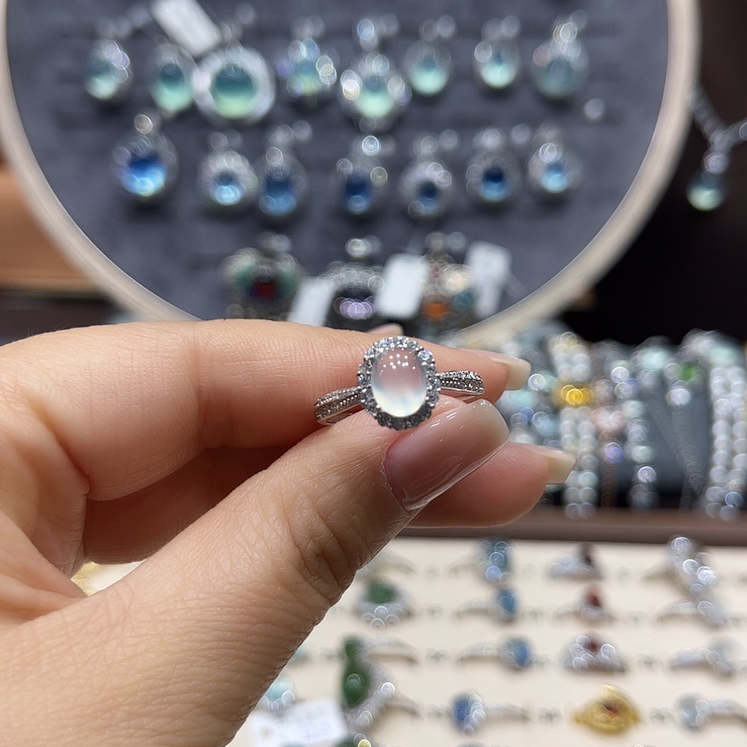 C***.银S925镶嵌烟晶戒指