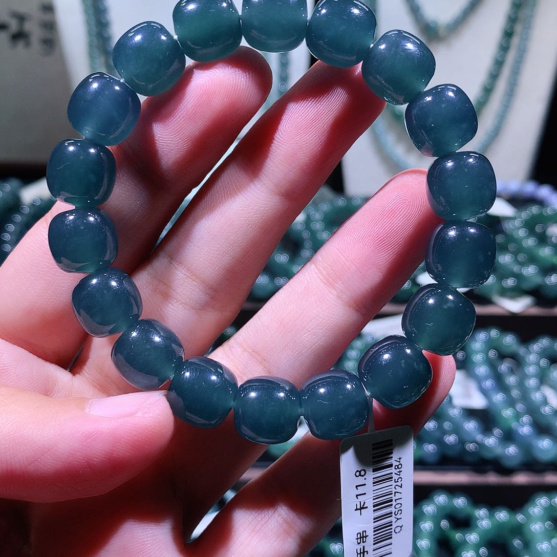 未镶嵌手链翡翠天然a货翡翠手串11.8