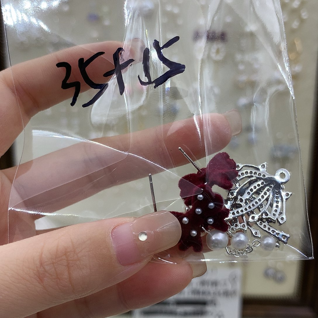 淡水珍珠耳饰银S925镶嵌