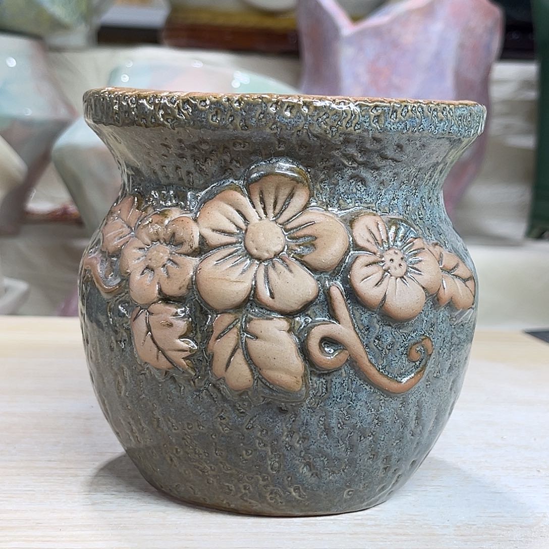 陶瓷绿植多肉微瑕花盆外口径：10*11