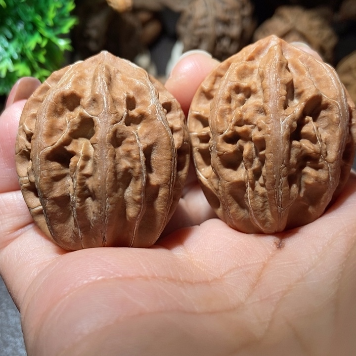 把件文玩核桃东北楸子小雪55