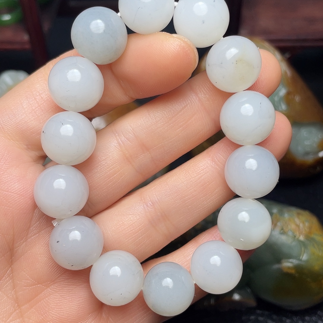 和田玉未镶嵌套链