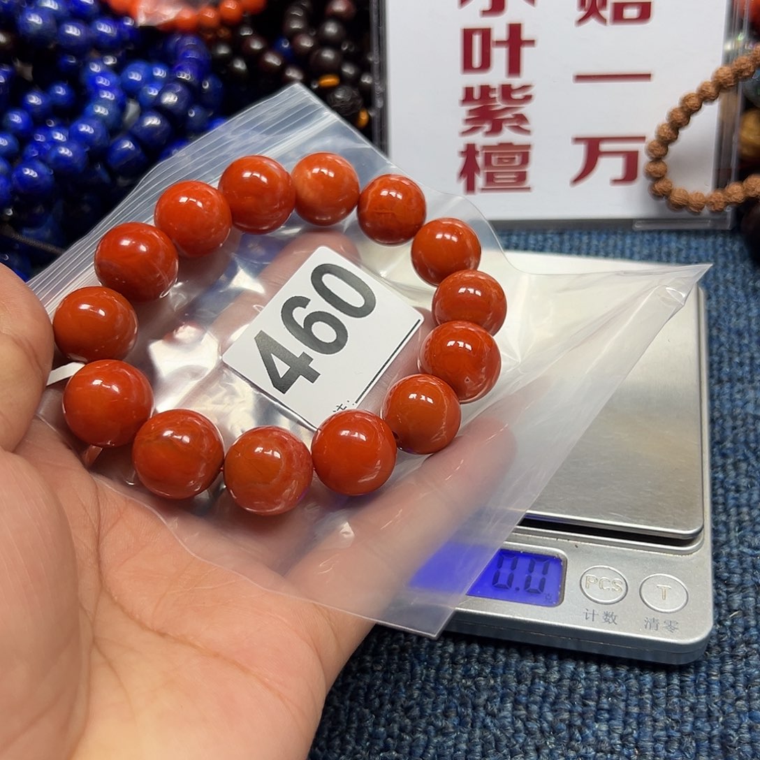 南红玛瑙未镶嵌手链