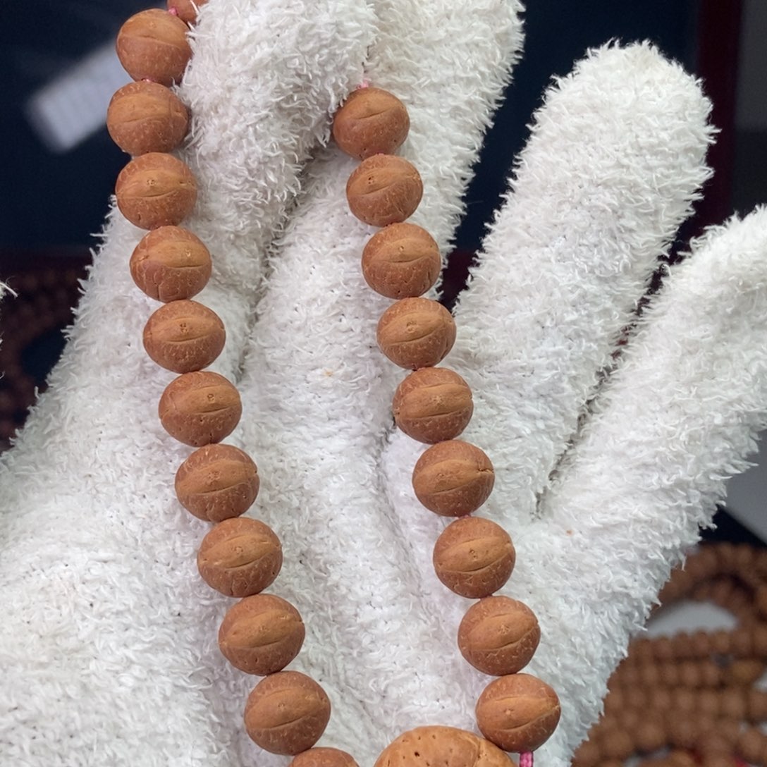 手串凤眼菩提尼泊尔凤眼实心10.7-10.9红皮黄金眼