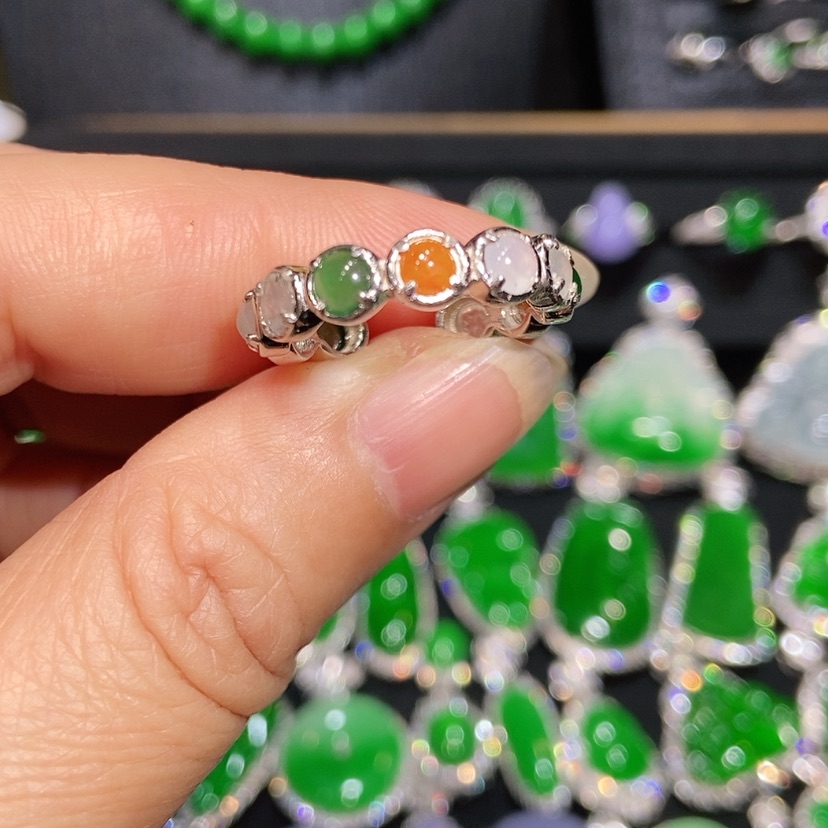 【闪购商品】翡翠戒指未镶嵌天然翡翠