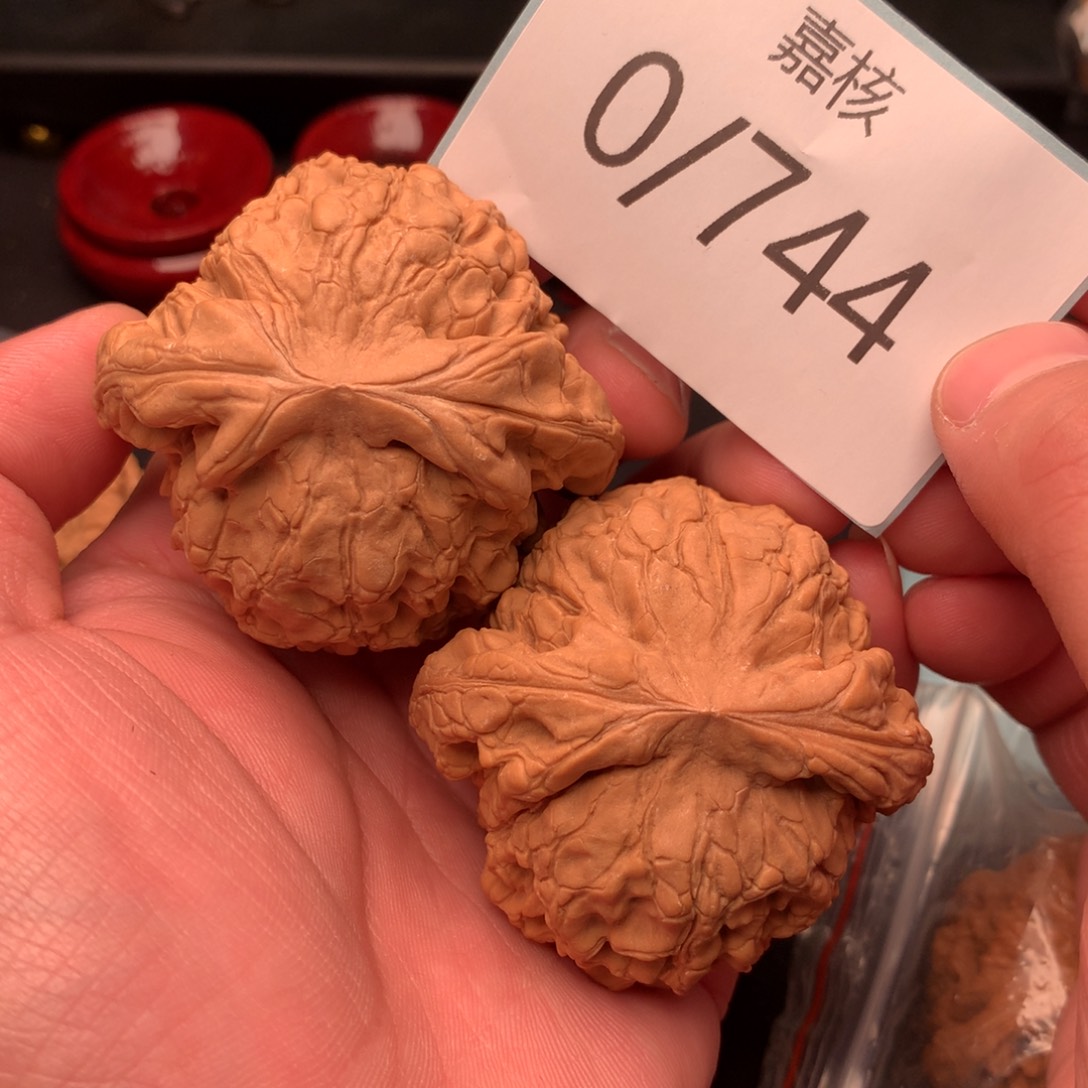 文玩核桃把件全品满肉龙鼎54