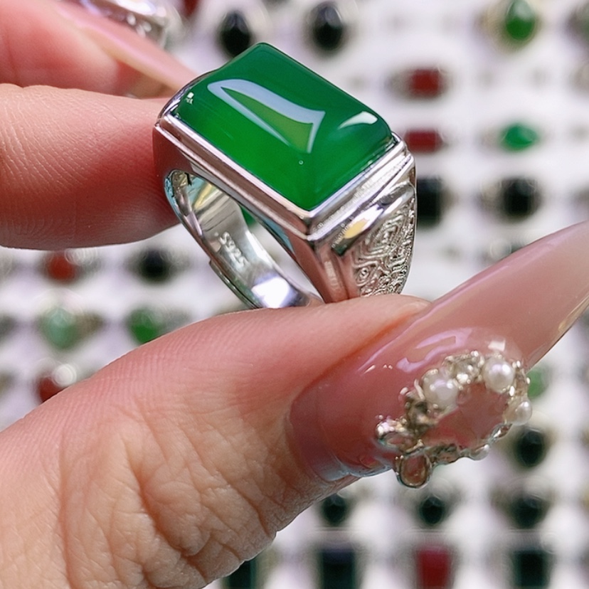 【闪购商品】未镶嵌戒指玛瑙/玉髓