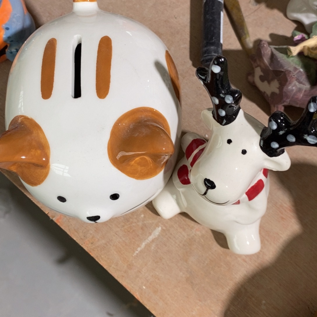 摆件海*心瑕疵摆件，满