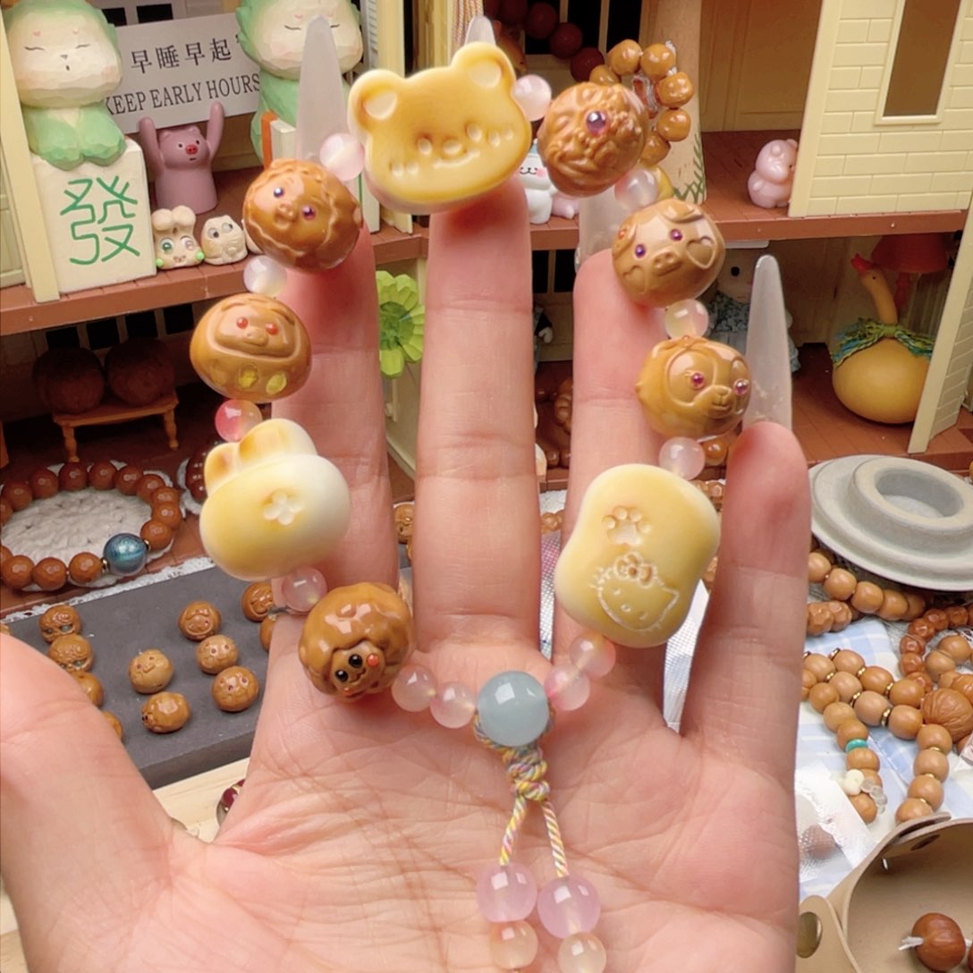 猴头核桃手串?*•多宝手捻