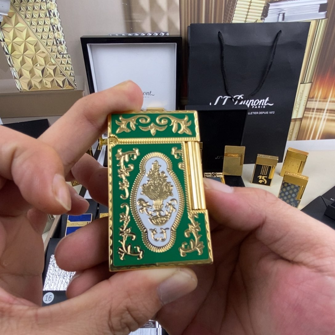 海-珐琅 绿色 单火 全套 再多送一包火石