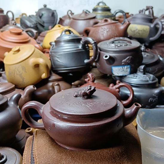 茶壶紫砂宜兴原矿古红泥柴烧手工240cc紫砂壶