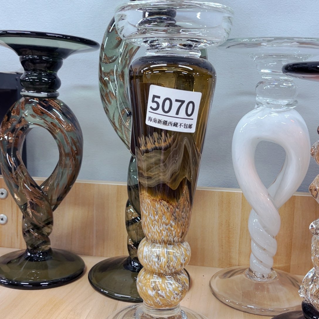 烛台5070 家悦美居琉璃摆件