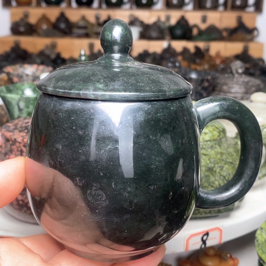 藏玉药王石福利款办公杯