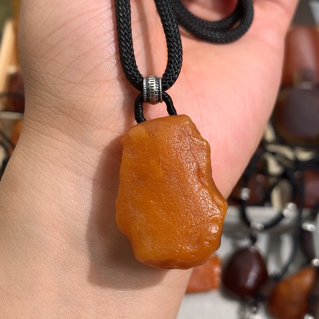 蜜蜡裸石未镶嵌你