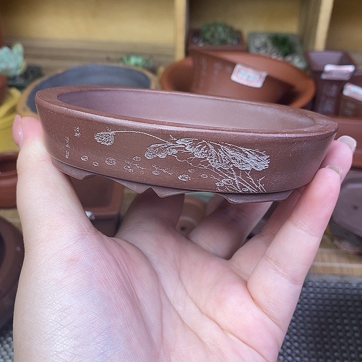 宜兴紫砂精品花盆